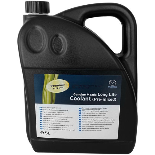 Antigel Preparat Oe Mazda Long Life Coolant FL22 Gold Pre-Mixed -44°C Verde 5L C122CL005A4X