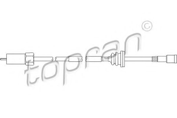 Arbore tahometru OPEL ASTRA F Combi (51, 52) (1991 - 1998) TOPRAN 202 222 piesa NOUA