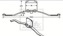 Arc, etrier frana AUDI A8 (4E) (2002 - 2010) ATE 1...