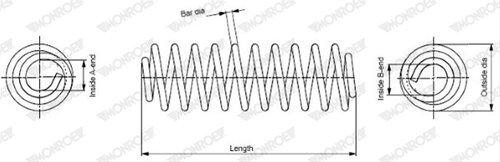 Arc Spiral Monroe Audi SP3869