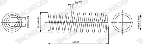 Arc Spiral Monroe Bmw SP4111