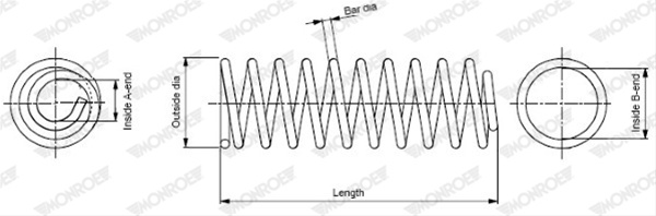 Arc Spiral Monroe Hyundai SP3854