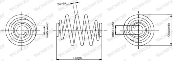 Arc Spiral Monroe Opel SP2868