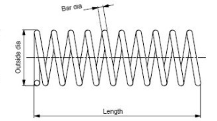 Arc spiral punte fata (MONSP0032 MONROE) HYUNDAI