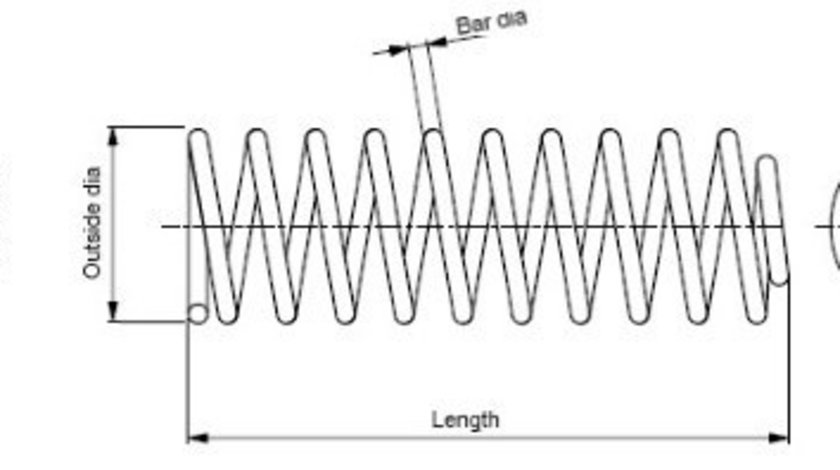 Arc spiral punte fata (MONSP3465 MONROE) RENAULT