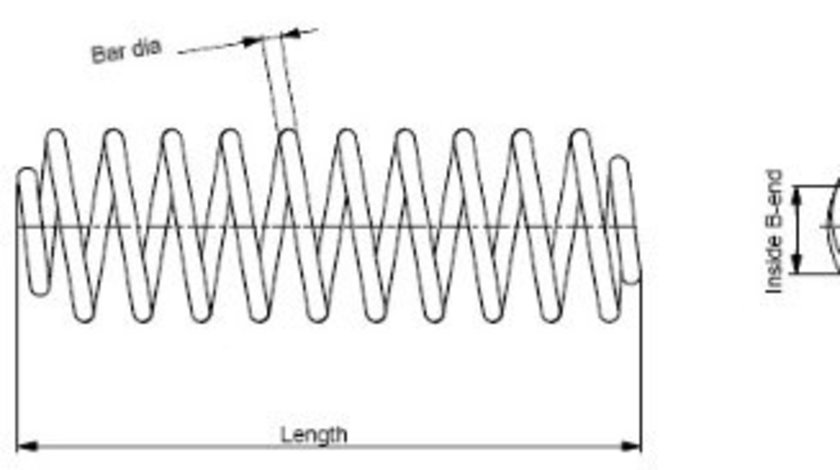 Arc spiral puntea spate (MONSE4087 MONROE) AUDI