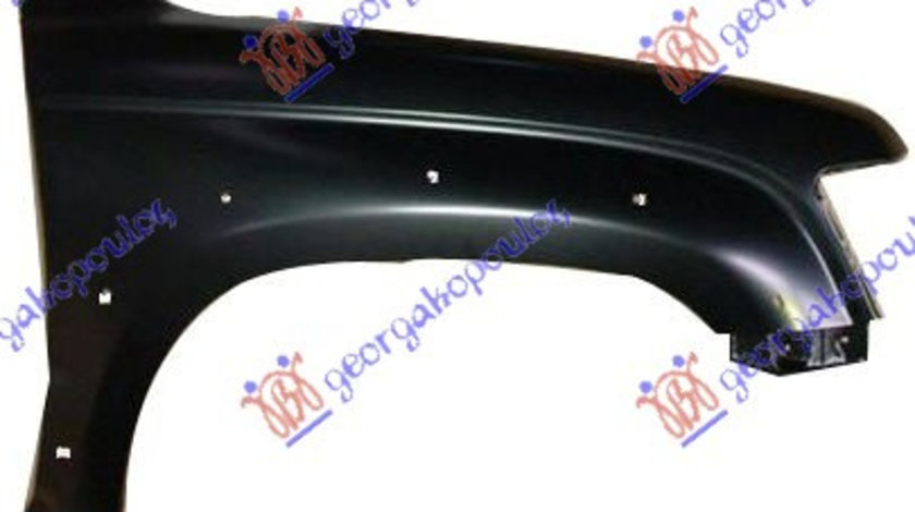 Aripa Dreapta Fata Cu Orificii Bandou Toyota HiLux 2001-2002-2003-2004-2005