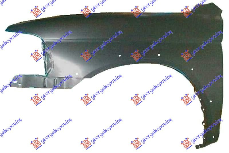 Aripa Fata Stanga Mitsubishi Pajero Sport An 2000 2001 2002 2003 2004 (Prevazut cu OverFender/Bandou)