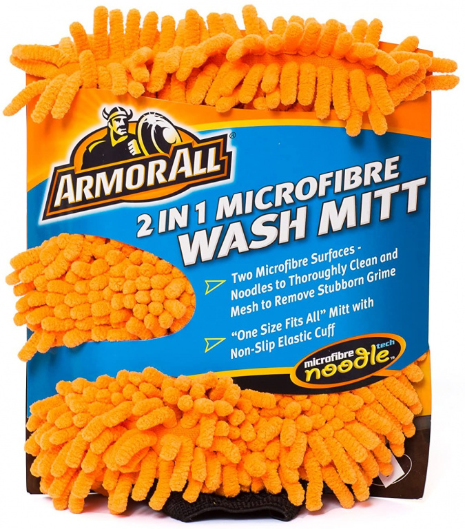 ArmorAll Manusa Microfibra 2 In 1 Pentru Spalare Auto Microfibre Noodle Wash Mitt GAA40005EN