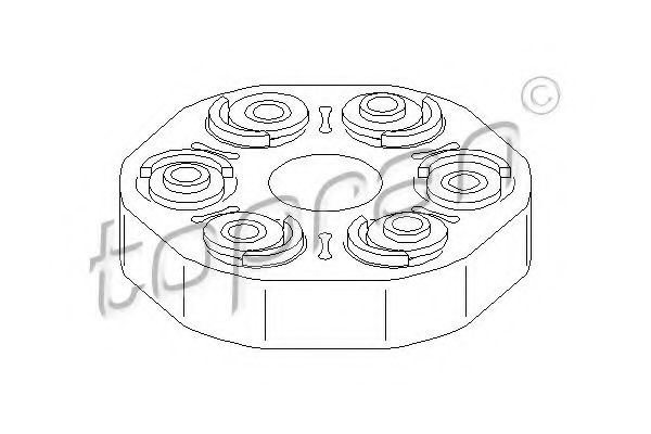 Articulatie, cardan BMW Seria 1 (E81) (2006 - 2012) TOPRAN 501 592 piesa NOUA