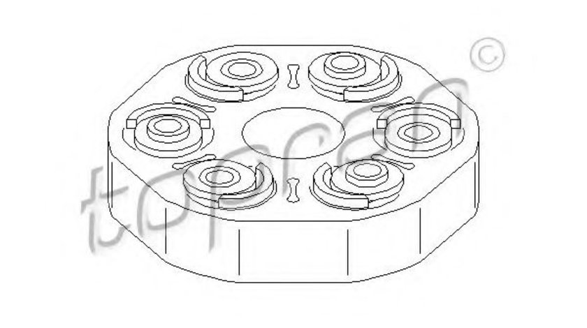 Articulatie, cardan BMW Seria 5 (E39) (1995 - 2003) TOPRAN 500 807 piesa NOUA