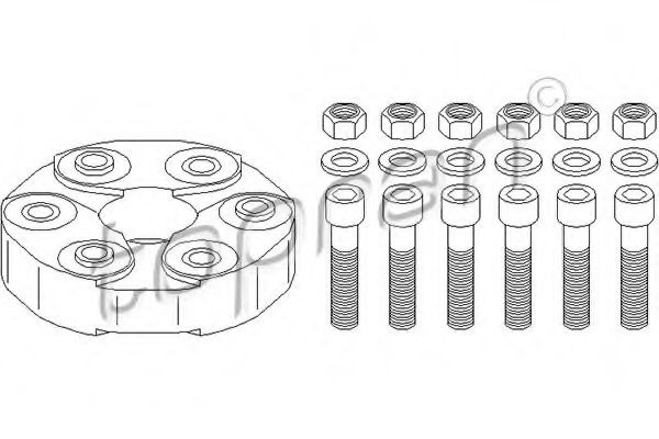 Articulatie, cardan MERCEDES CLK Cabriolet (A208) (1998 - 2002) TOPRAN 400 250 piesa NOUA