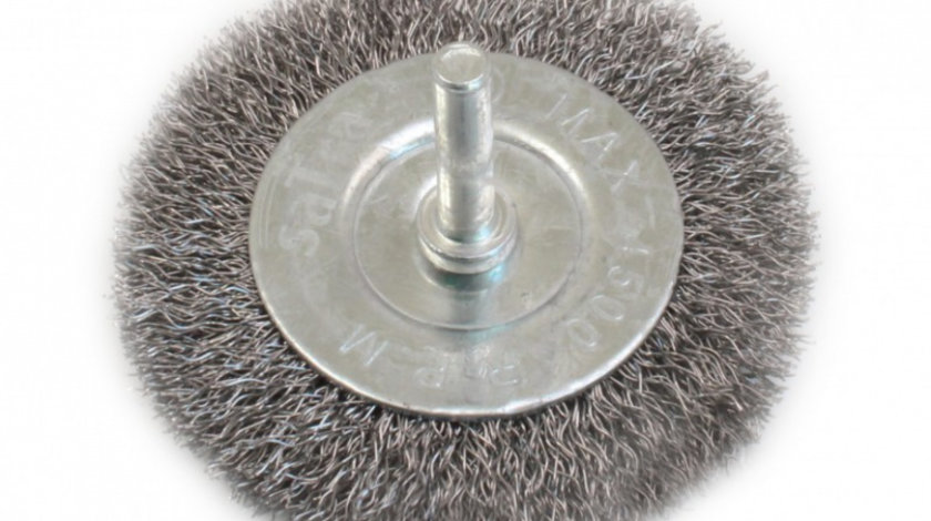 AT-S-75SB6 Perie tip disc din sarma cu tija 75x6mm