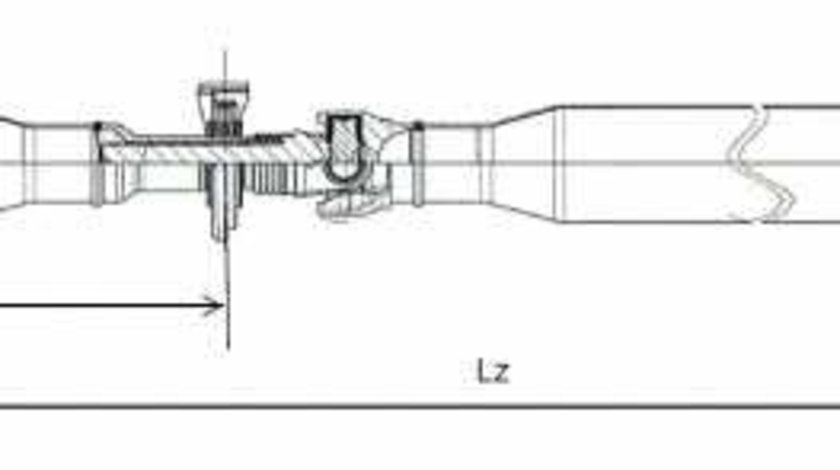 Ax cardanic, antrenarea arborelui (MT1345 MTR) MERCEDES-BENZ,VW
