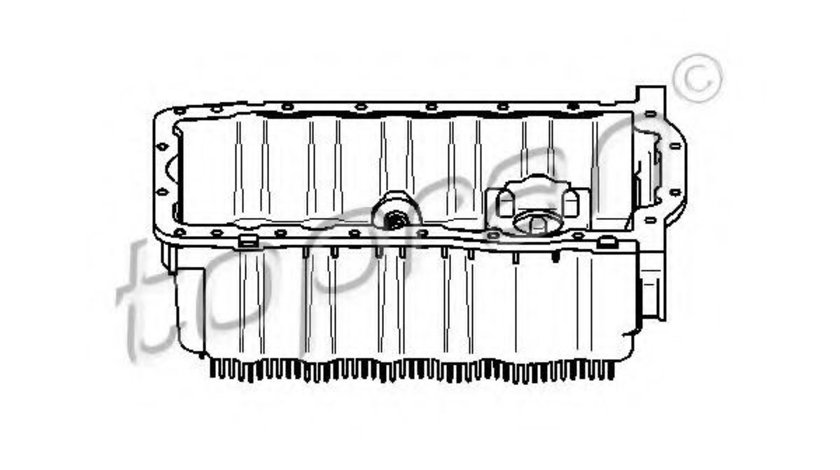 Baie ulei VW CADDY III Combi (2KB, 2KJ, 2CB, 2CJ) (2004 - 2016) TOPRAN 112 323 piesa NOUA