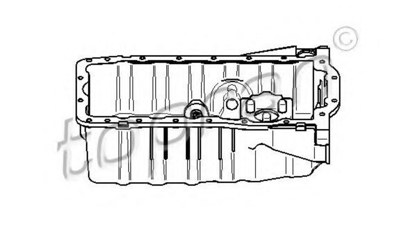 Baie ulei VW GOLF IV Variant (1J5) (1999 - 2006) TOPRAN 110 614 piesa NOUA