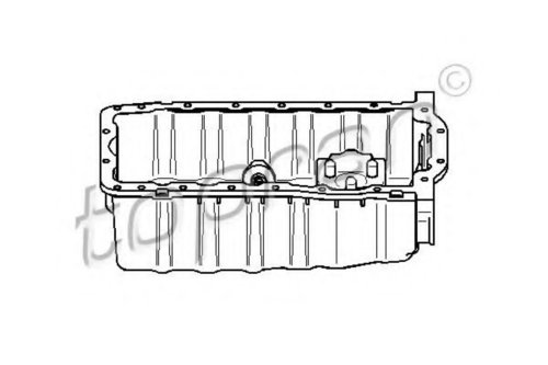 Baie ulei VW POLO (9N) (2001 - 2012) TOPRAN 109 615 piesa NOUA