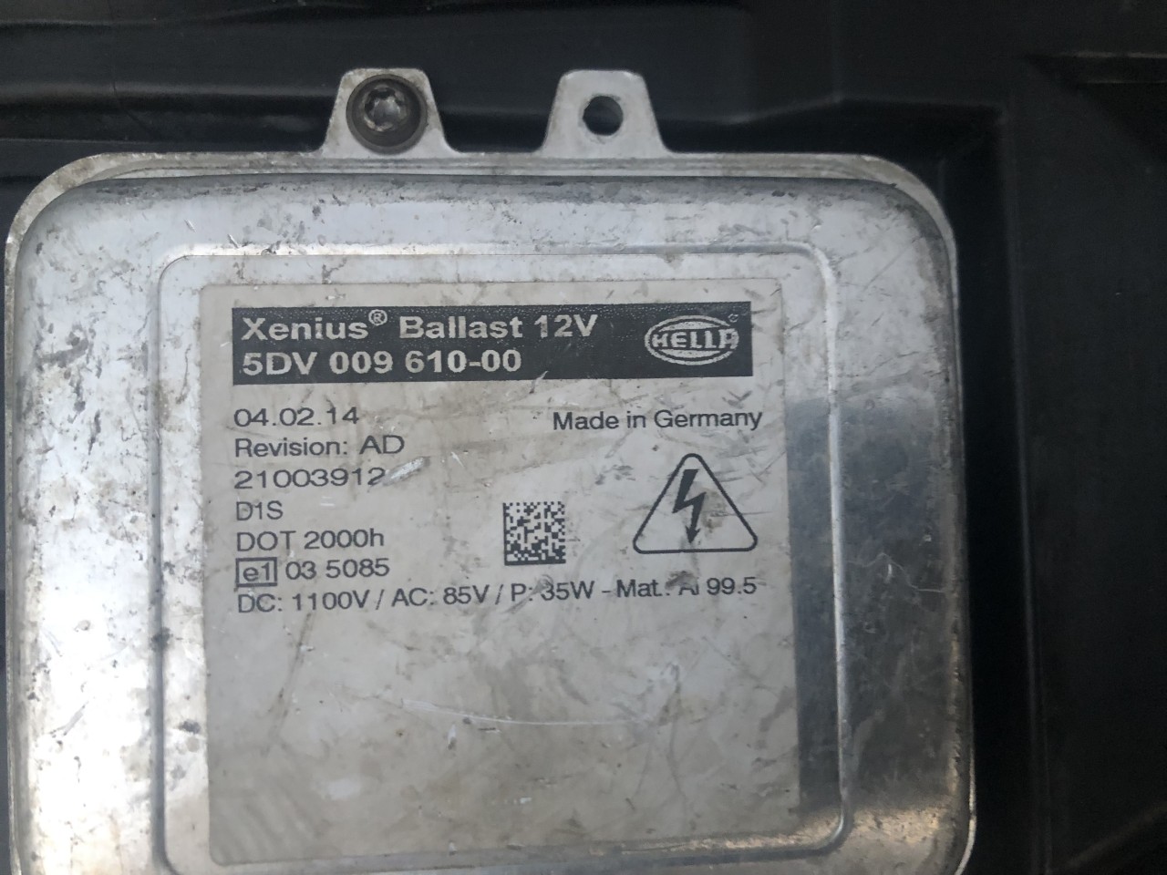 Balast Xenon OEM D1S,Hella 5DV 009 610-00 / 5DV00961000 / 63117248050