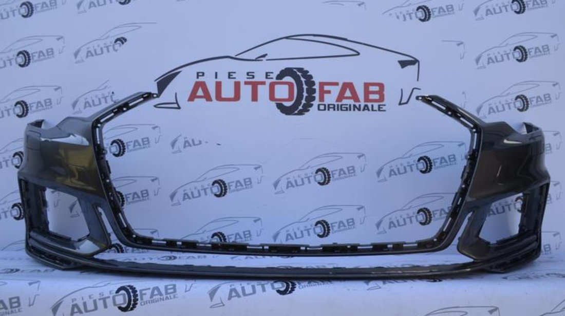 Bară față Audi A6 4K C8 S-Line an 2018-2020 cu găuri pentru 6 senzori și spălătoare faruri QLXUUYA7R3