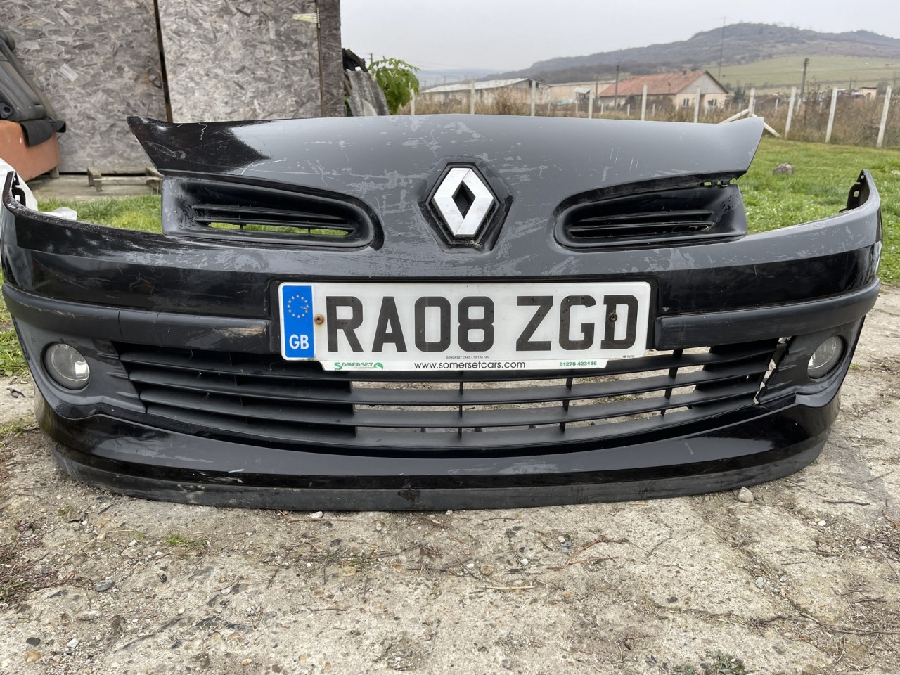 Bara fata completa Renault Clio 3 culoare negru #71297832