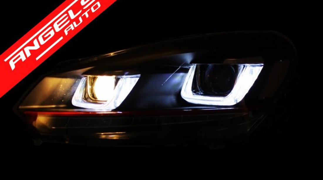 Bara Fata GTI VW Golf 6 (2008-2013) GTI Look cu Faruri LED U Design