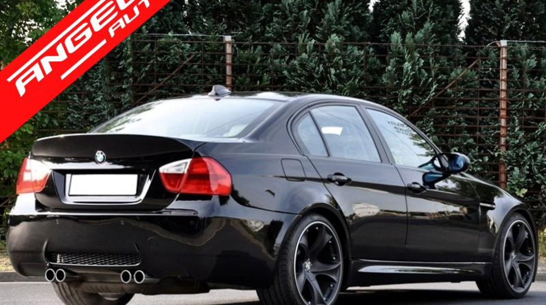 Bara spate M BMW Seria 3 E90 (2004-2011) M3 Look Evacuare Dubla