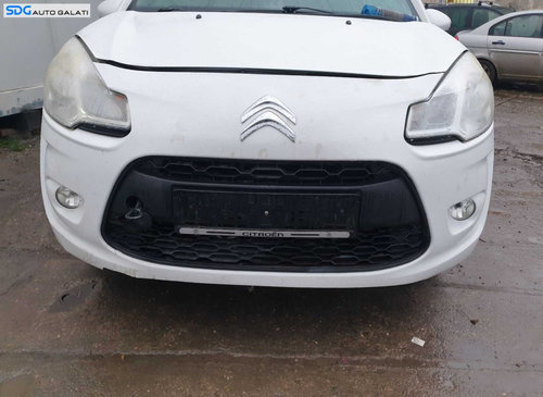 Bara Spoiler Fata cu Grile si Proiectoare cu Defect Citroen C3 2009 - 2016 Culoare EWPA [0654]