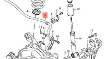 Bara stabilizatoare spate Audi A6 C6 (4F2) Sedan 2...