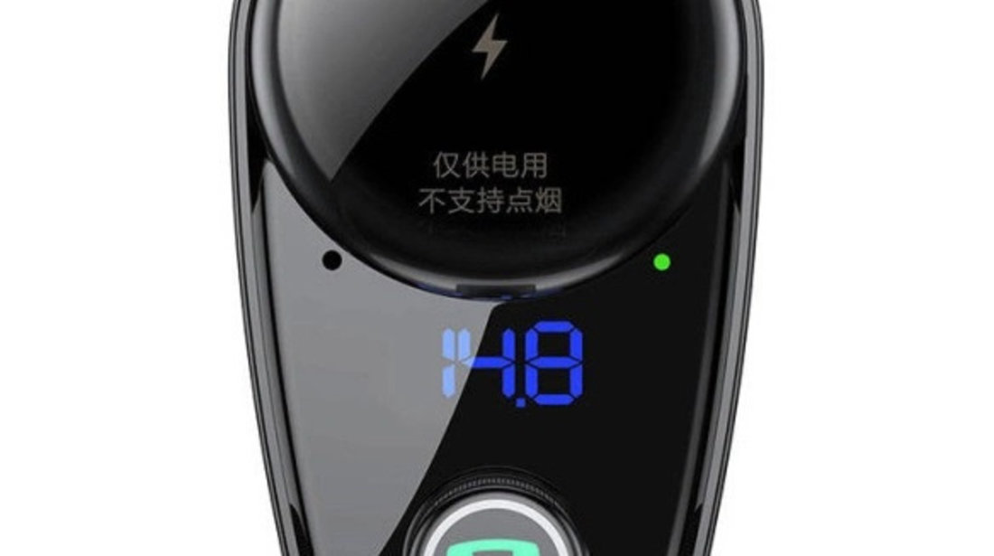 Baseus Modulator FM Bluetooth USB Negru S-06 CCHC000001