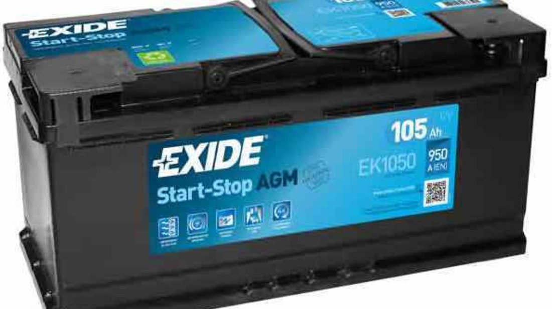 Baterie acumulator BMW X6 E71 E72 EXIDE EK1050 #17870243