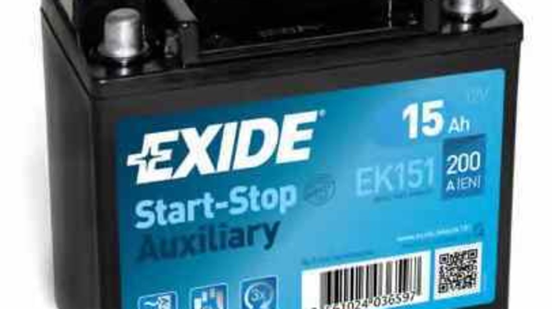 Baterie acumulator MERCEDES-BENZ A-CLASS W176 EXIDE EK131 #18734107