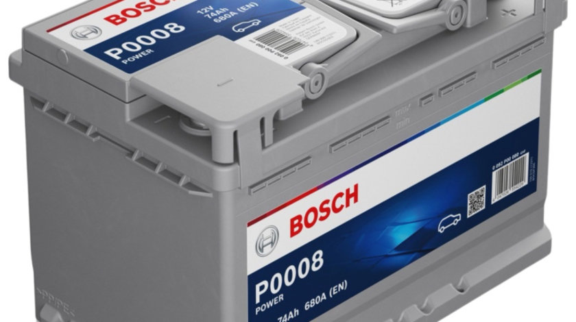 Baterie Bosch Power P0008 74Ah 680A 12V 0 092 P00 080