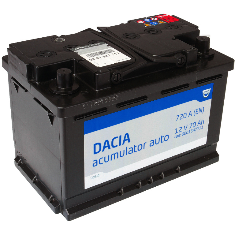 Baterie Dacia 70Ah 720A 12V 6001547711 #88647802