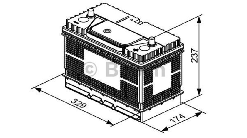Baterie de pornire (0092T30520 BOSCH)