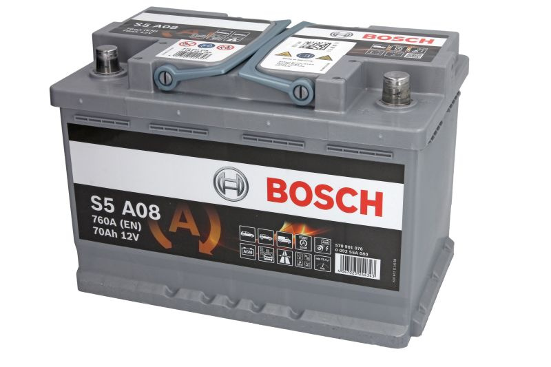 Baterie de pornire AUDI A1 (8X1, 8XK, 8XF) (2010 - 2016) BOSCH 0 092 S5A 080 piesa NOUA