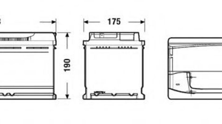 Baterie de pornire AUDI A6 (4B2, C5) (1997 - 2005) EXIDE EA1000 piesa NOUA