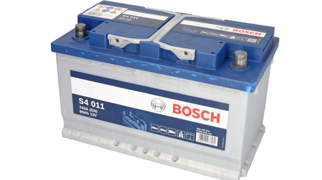Baterie de pornire BMW Seria 5 (E60) (2003 - 2010) BOSCH 0 092 S40 110  piesa NOUA #68478501