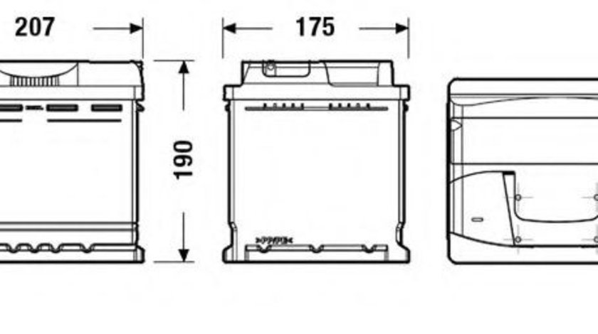 Baterie de pornire CITROEN BERLINGO caroserie (M) (1996 - 2016) EXIDE EB500 piesa NOUA