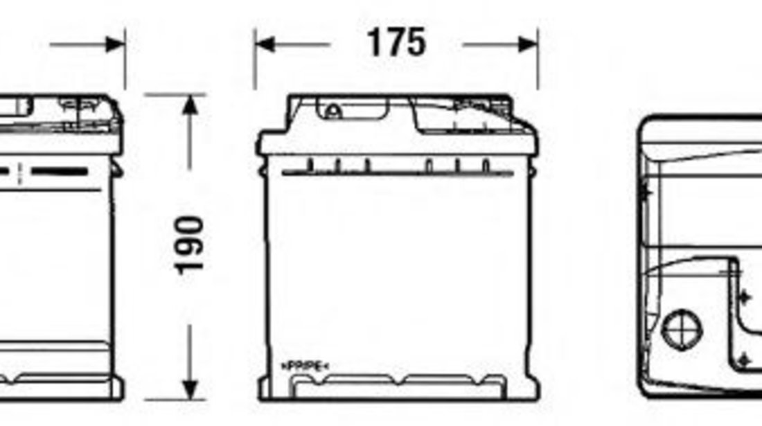 Baterie de pornire FIAT DUCATO bus (230) (1994 - 2002) EXIDE EC550 piesa NOUA