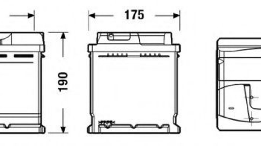 Baterie de pornire FIAT DUCATO caroserie (244) (2002 - 2016) EXIDE EB620 piesa NOUA