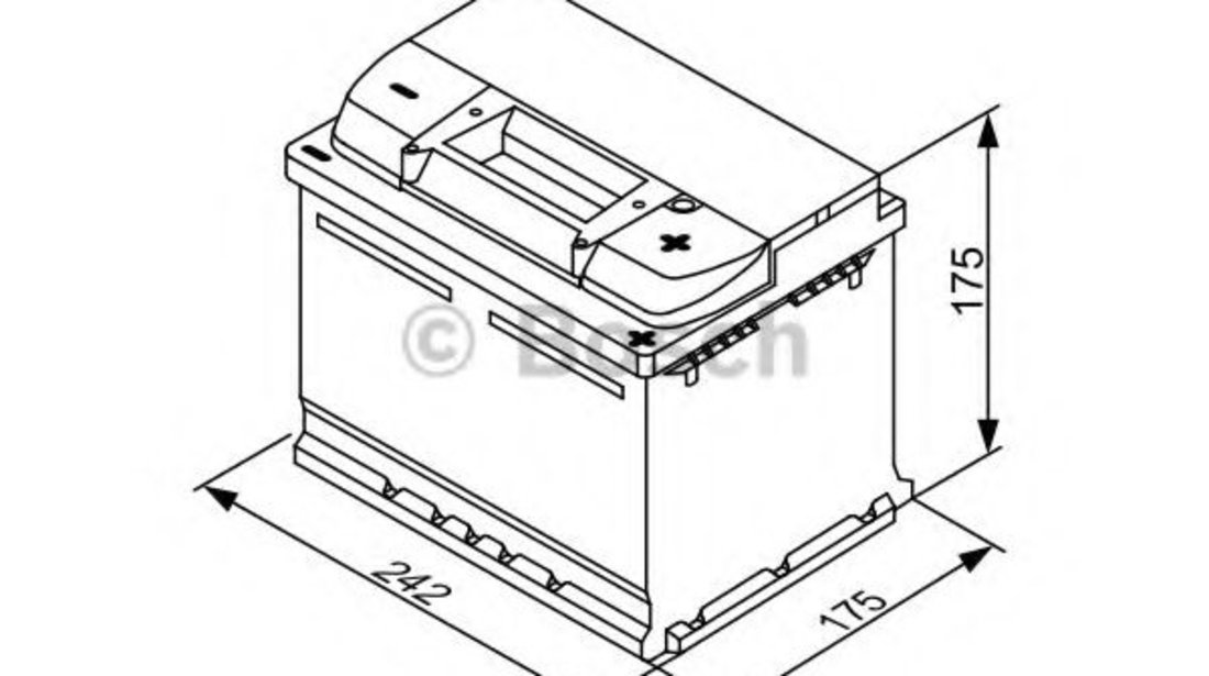 Baterie de pornire FORD FIESTA IV (JA, JB) (1995 - 2002) BOSCH 0 092 S30 041 piesa NOUA