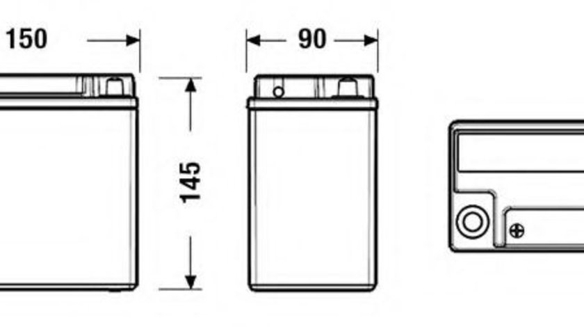 Baterie de pornire LAND ROVER RANGE ROVER IV (LG) (2012 - 2016) EXIDE EK151 piesa NOUA