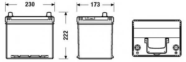 Baterie de pornire MAZDA 5 (CW) (2010 - 2016) EXIDE EB604 piesa NOUA