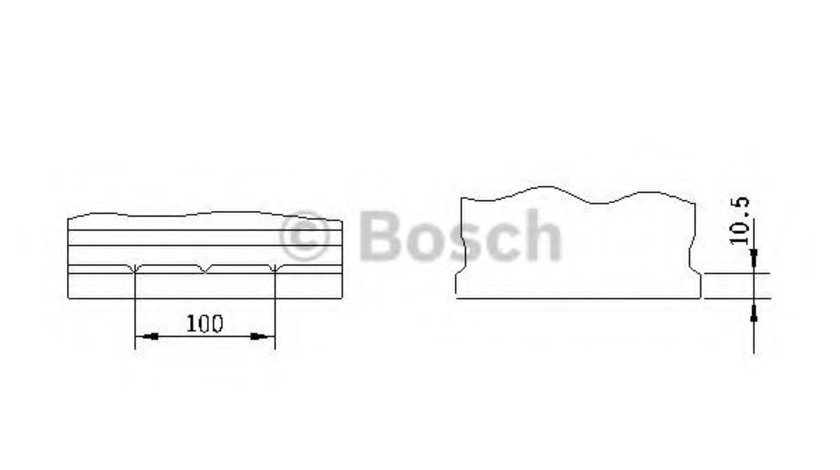 Baterie de pornire MAZDA BT-50 (CD, UN) (2006 - 2016) BOSCH 0 092 S40 290 piesa NOUA