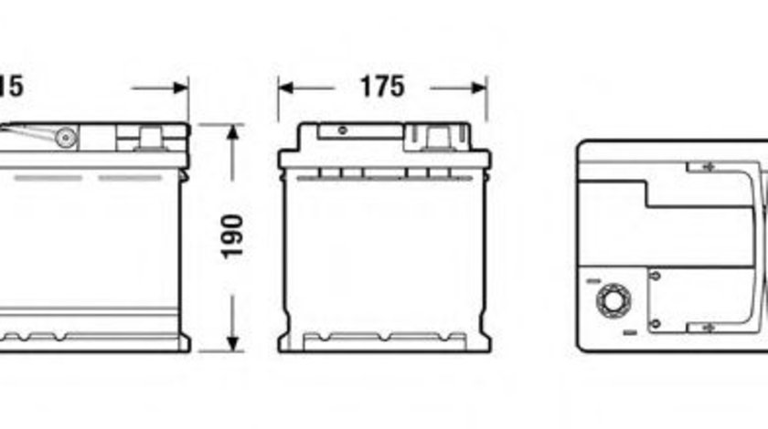 Baterie de pornire MERCEDES C-CLASS T-Model (S204) (2007 - 2014) EXIDE EK800 piesa NOUA