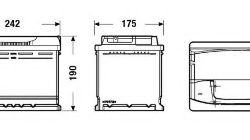 Baterie de pornire MERCEDES E-CLASS Cupe (C124) (1993 - 1997) EXIDE EA640 piesa NOUA