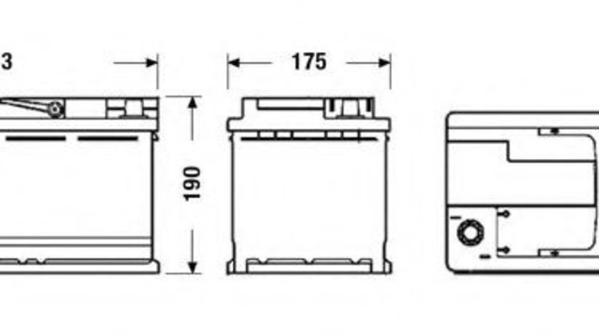 Baterie de pornire MERCEDES E-CLASS Cupe (C207) (2009 - 2016) EXIDE EK950 piesa NOUA