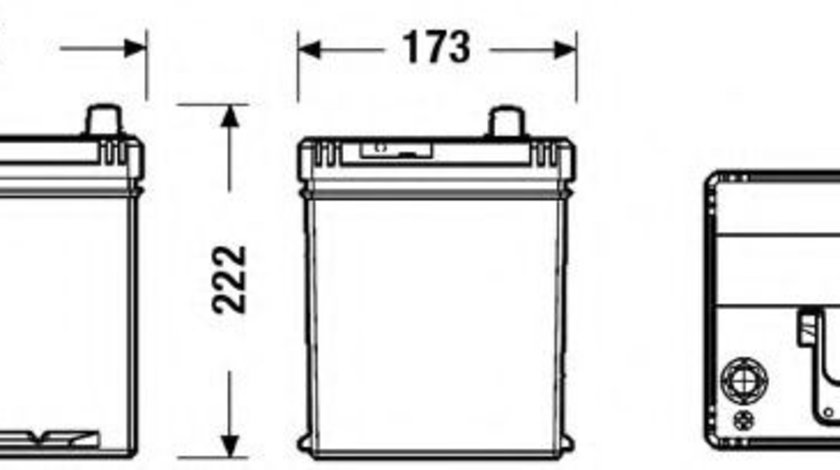 Baterie de pornire MITSUBISHI LANCER VI (CJ-CP) (1995 - 2003) EXIDE EB605 piesa NOUA