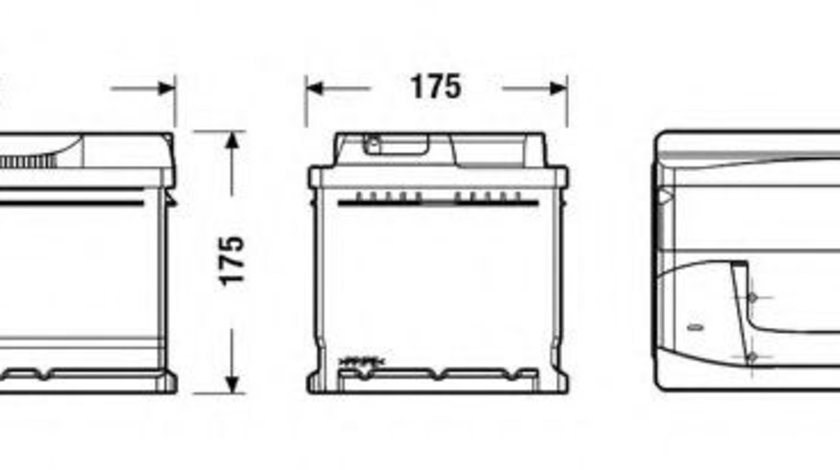 Baterie de pornire RENAULT ESPACE IV (JK0/1) (2002 - 2015) EXIDE EB712 piesa NOUA