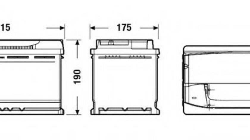 Baterie de pornire RENAULT LATITUDE (L70) (2010 - 2016) EXIDE EA900 piesa NOUA